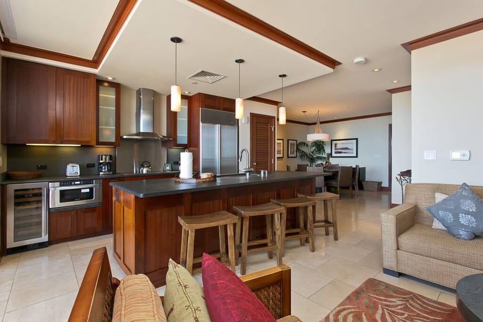 Private kitchen designed by Chef Roy Yamaguchi