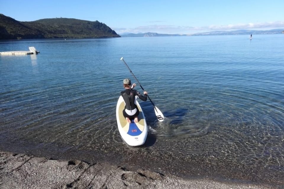 Easy access to lake edge for all water sports