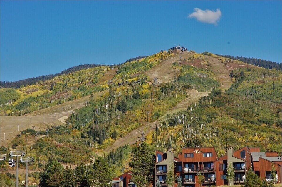 Steamboat Ski Resort as seen from the condo
