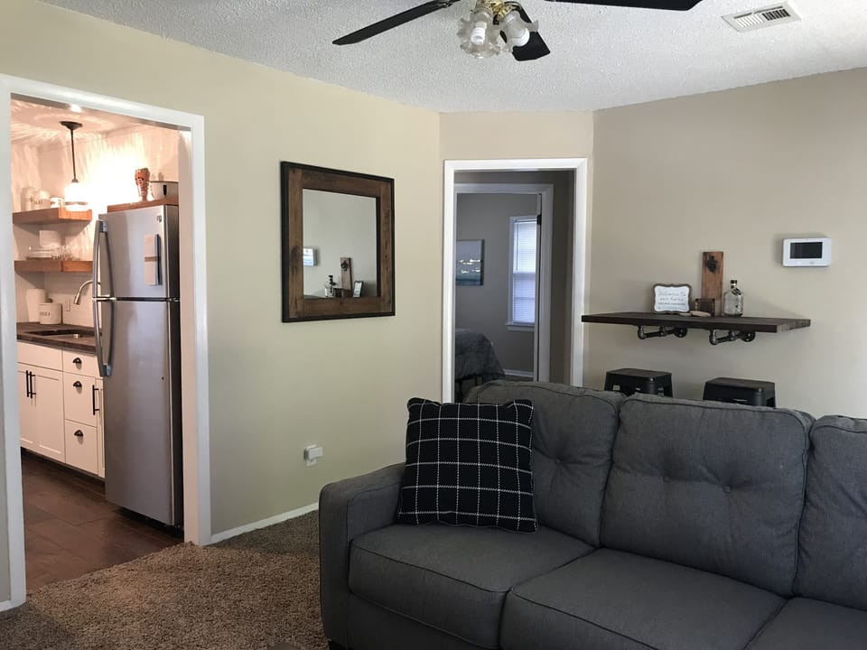 Living Room with Queen Sofa Sleeper
