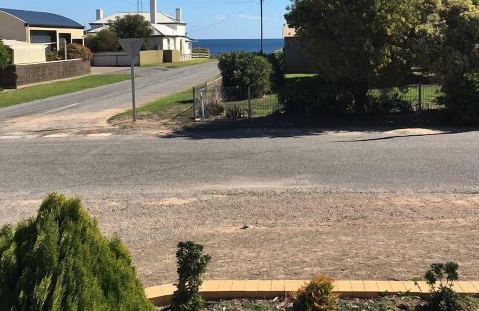 View from front of house