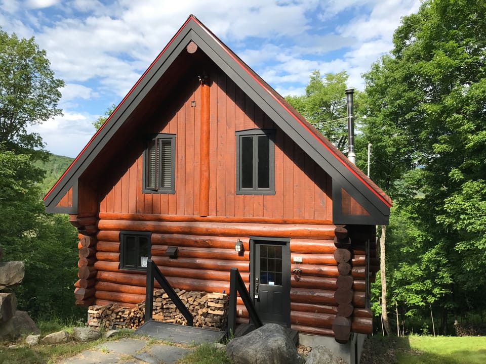 Front of the chalet 