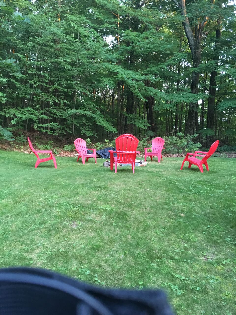 Access to Fire pit and chairs which is located right near the cottage