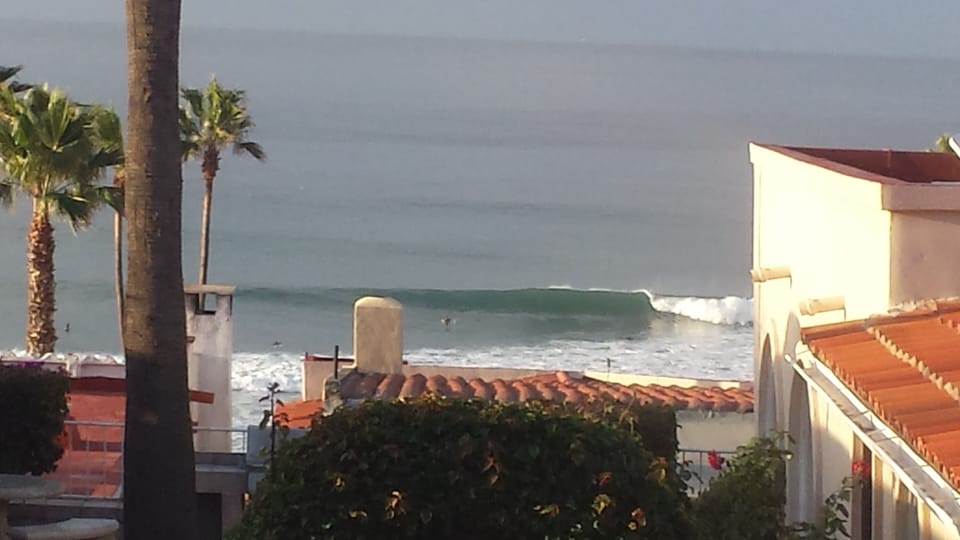 Surf break view from deck