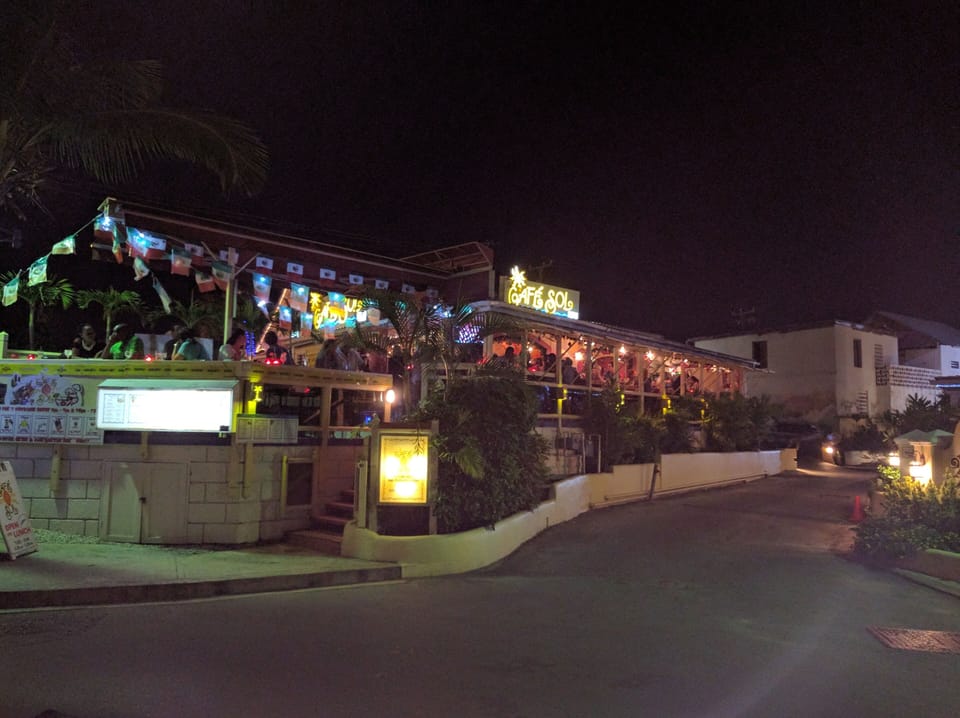 nightlife in the Saint Laurence Gap