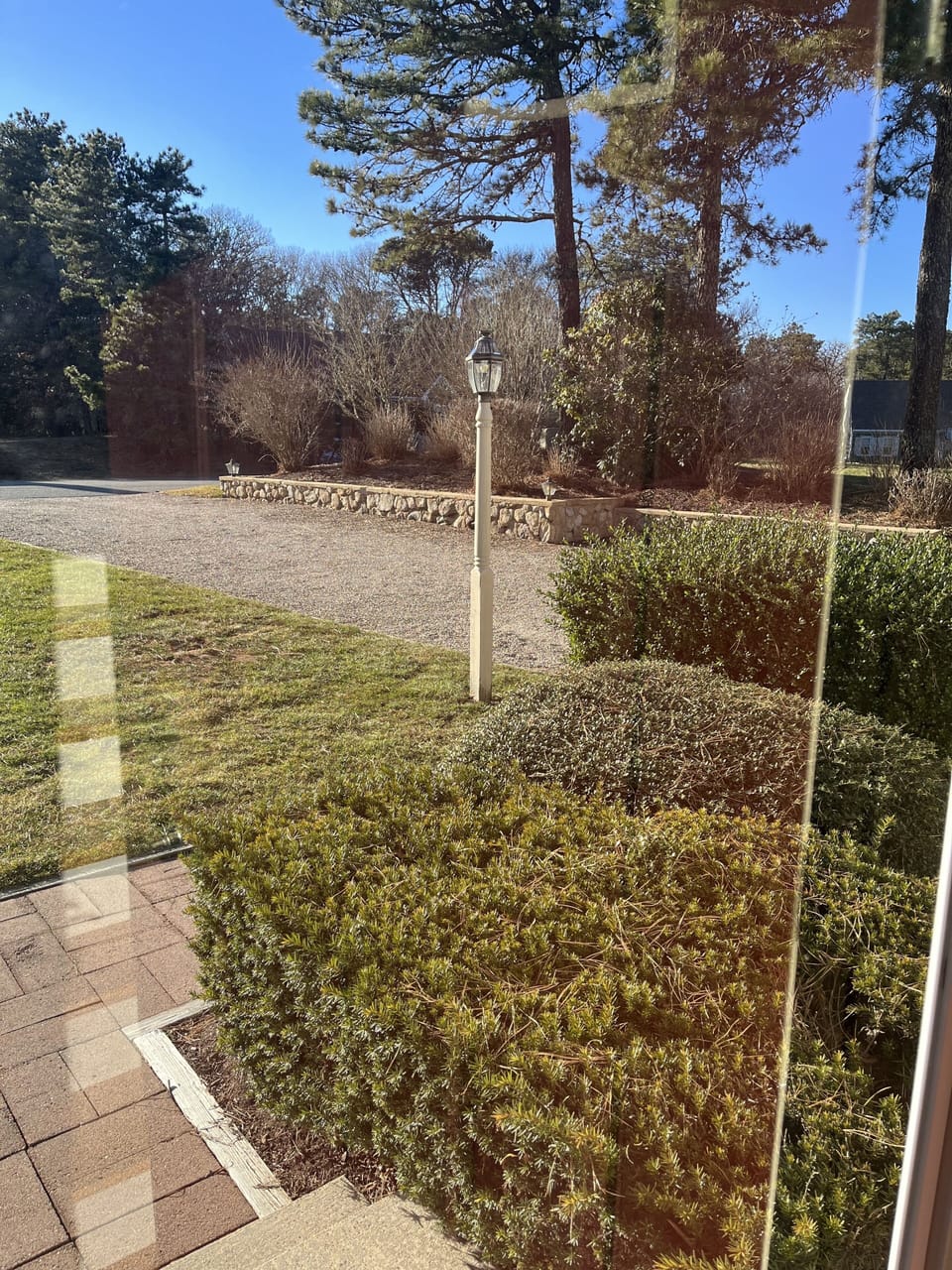 View from front door.