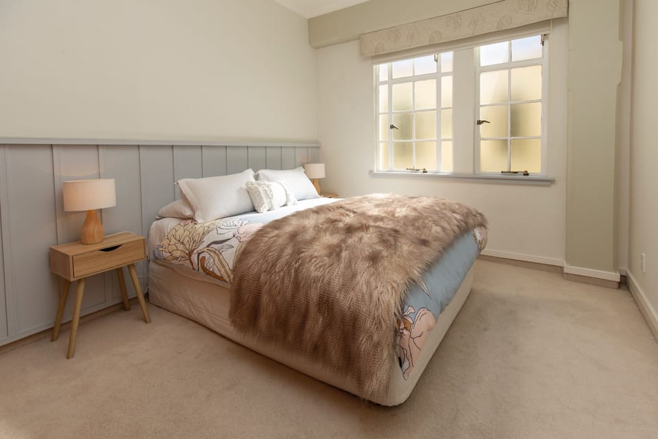 Master bedroom with double wardrobe 