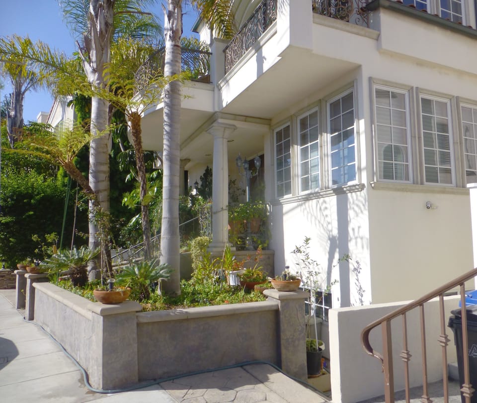 Side entrance to our vacation rental, total privacy.