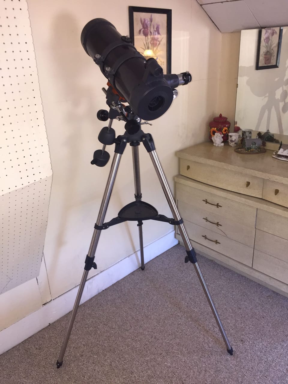 microscope to view the stars