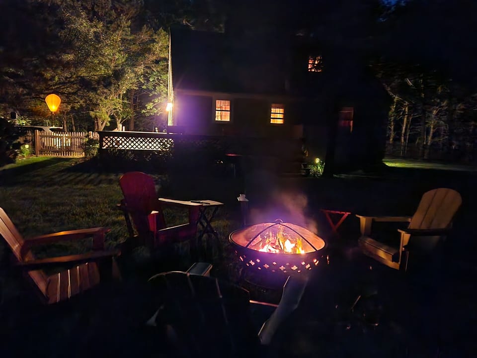 Cozy fire pit for your evening relaxation