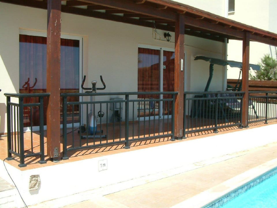 Shaded Patio with Swing Hammock