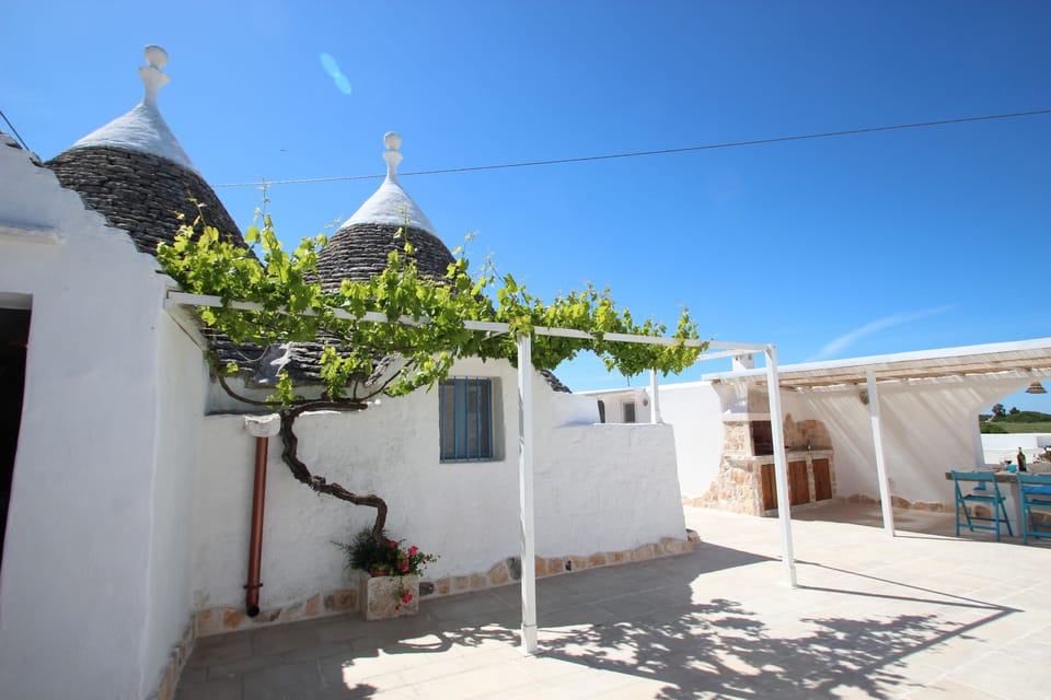 A traditional, authentic trullo with modern comforts