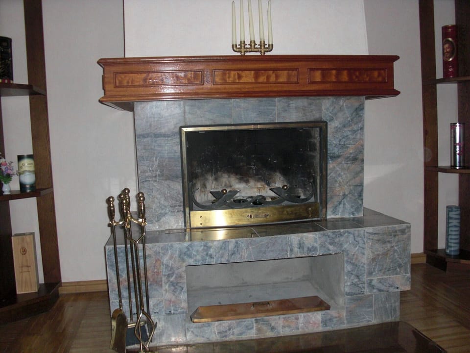 Bedroom fireplace