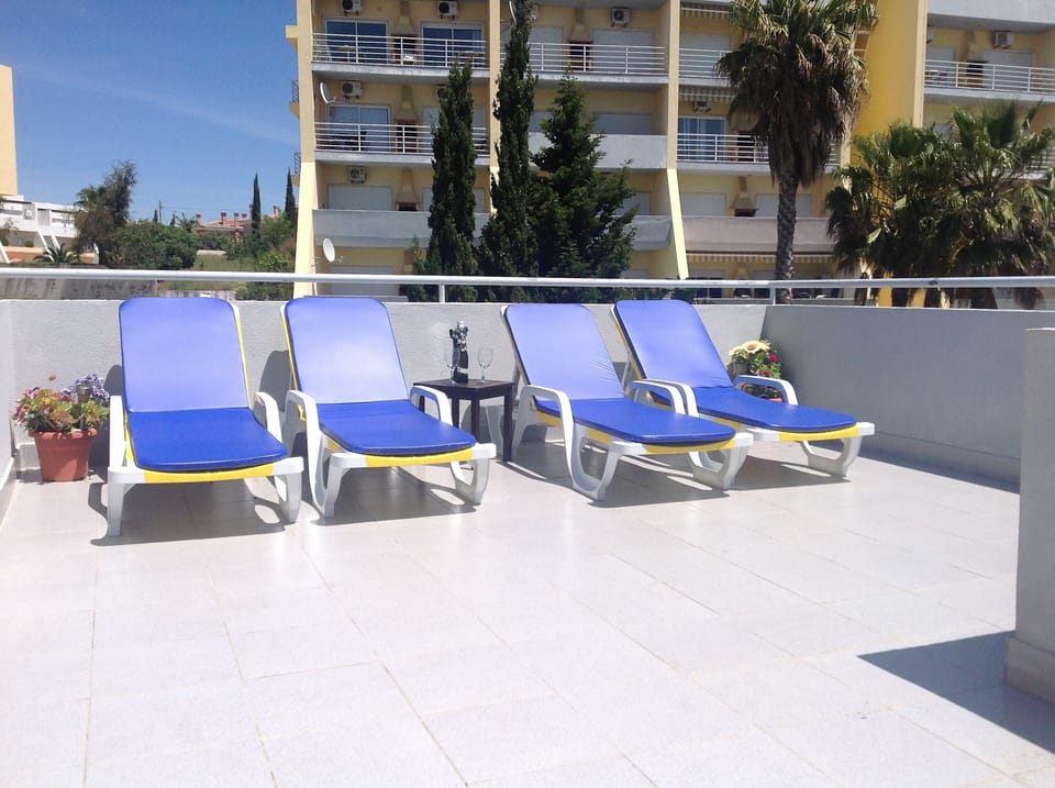 Relax in the sun on main private  terrace 