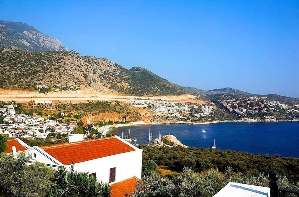 Roof terrace views of harbour