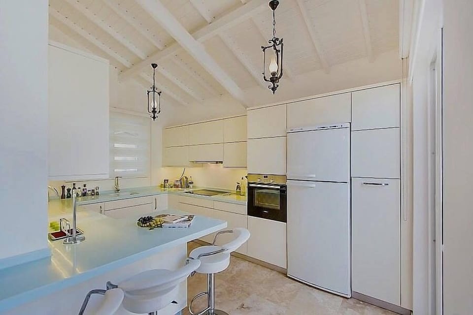 Great kitchen with automatic opening doors