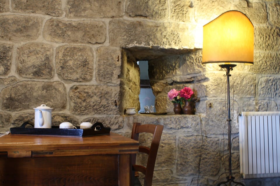 a corner of the living room
