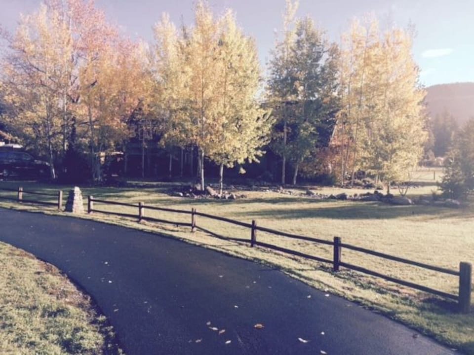 Property in fall color.  