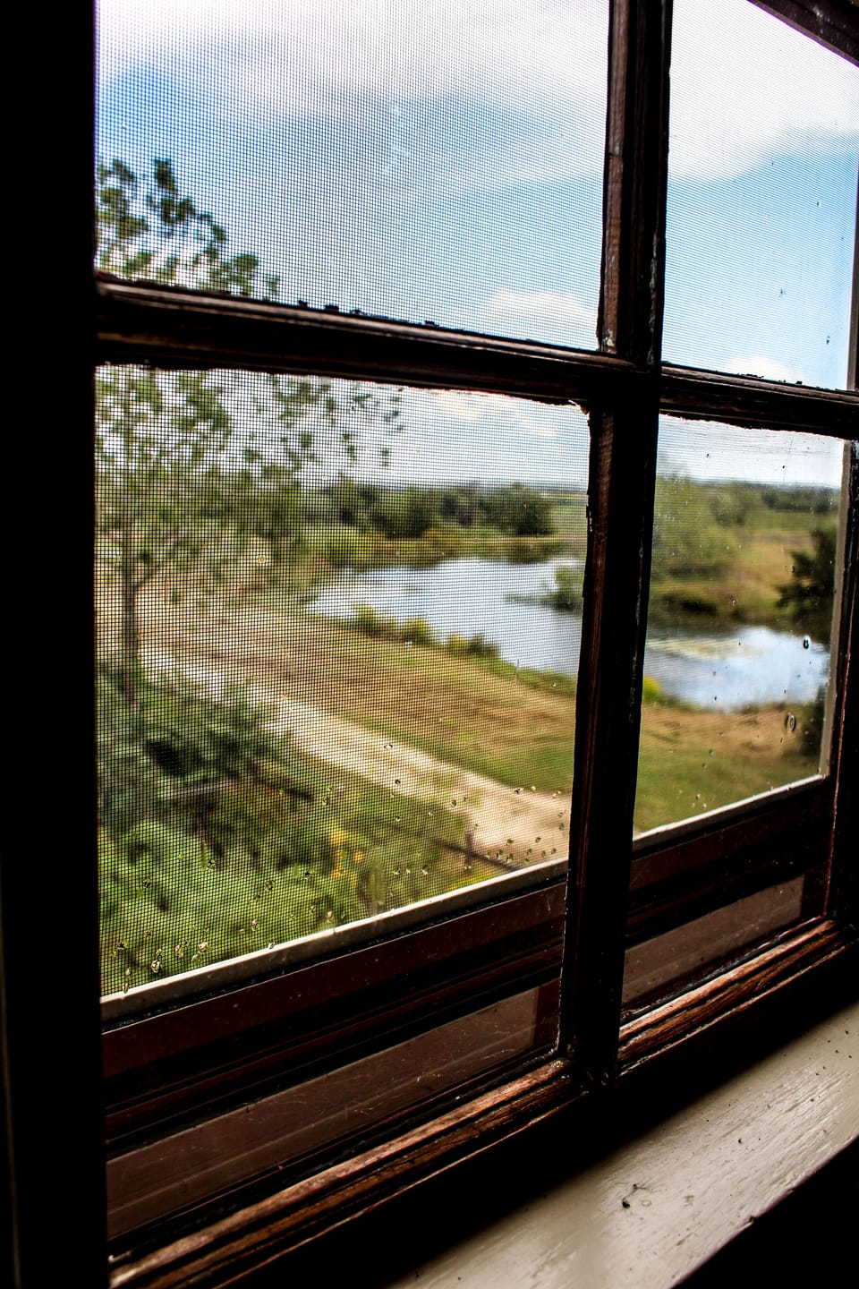 View from the upstairs bedroom