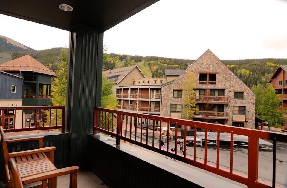 Plaza view from the unit