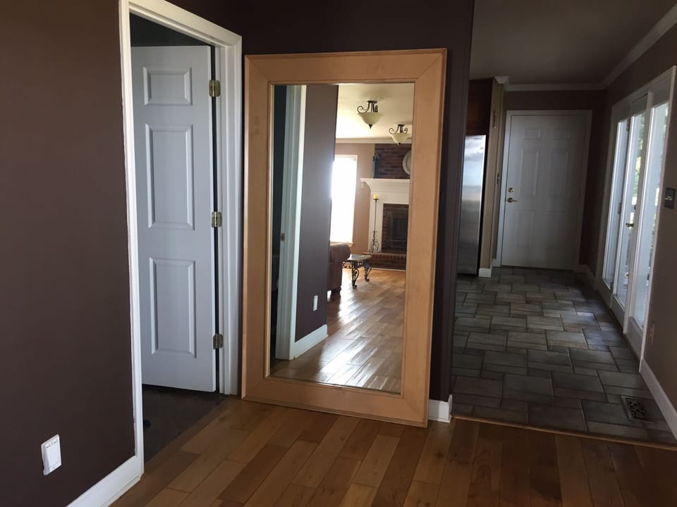 Large mirrors throughout the home to see that you look your best!