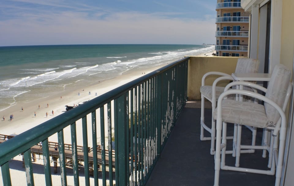 Oceanfront balcony