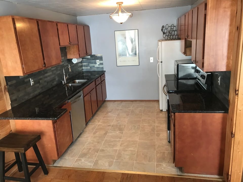 Roomy kitchen