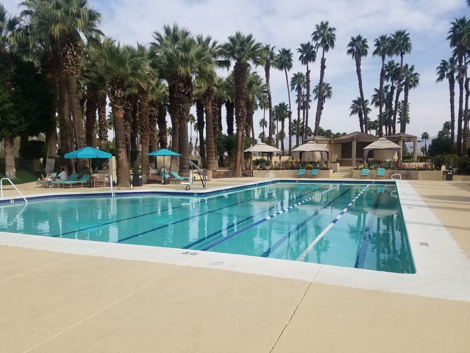 This is the main pool at the clubhouse.  There are over 40 pools to choose from.