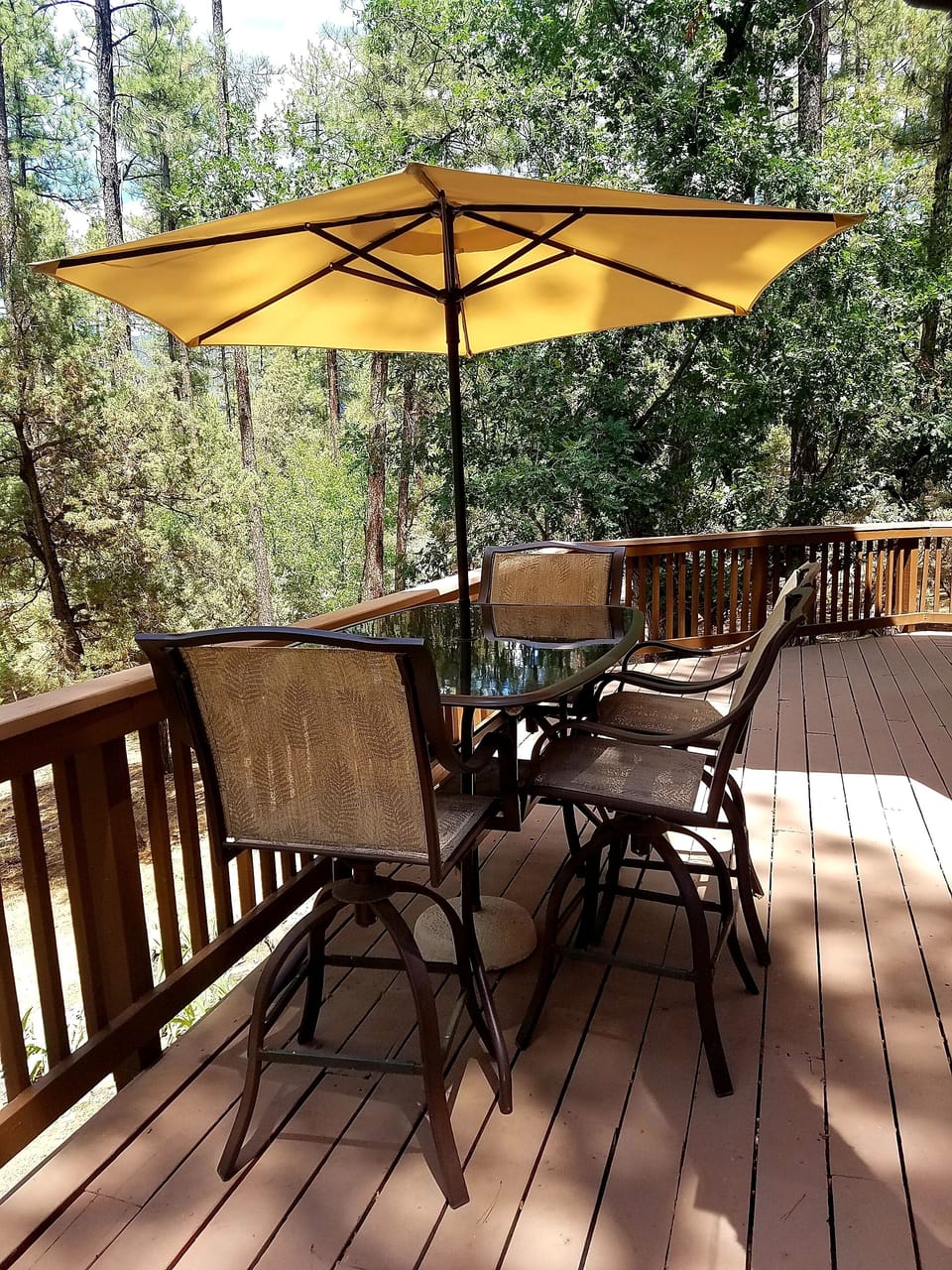 Enclosed wrap around deck