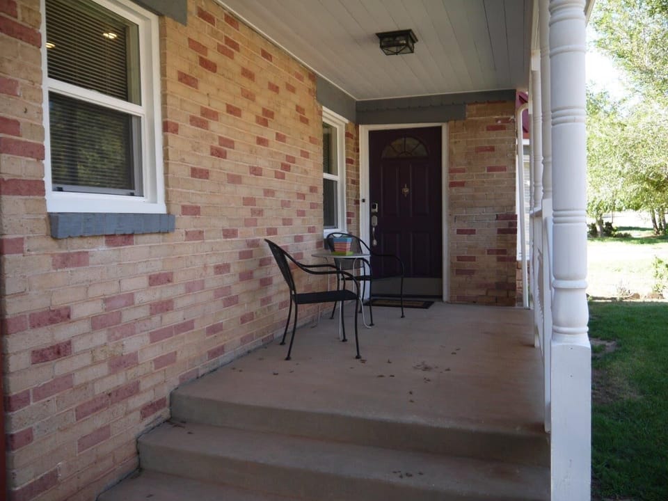 Sit on the front porch with your morning coffee!