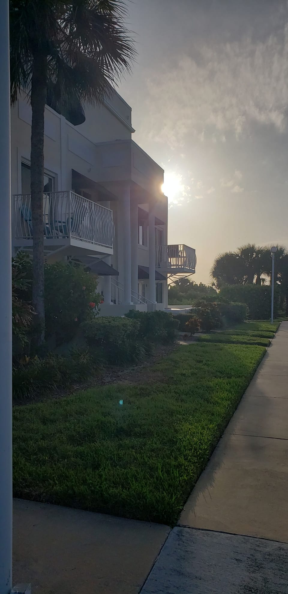 Morning Sunrise in Front of Unit Balcony