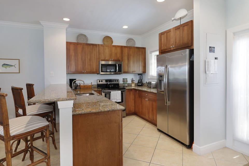 Fully appointed kitchen