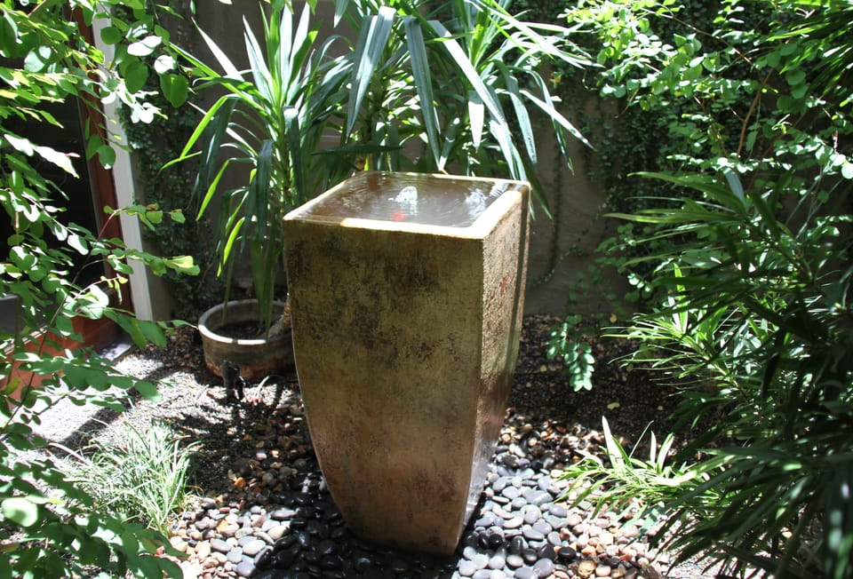 Our calming fountain in the atrium