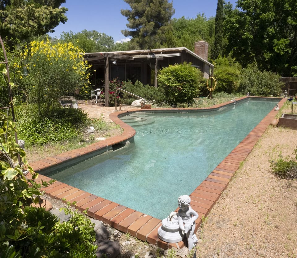 lap pool is good for swimming and walking