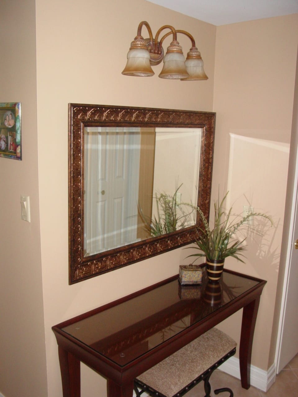 Vanity area in Master Suite