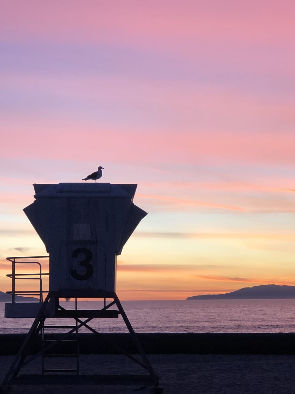Sunset Pic with view of the Santa Cruz and Anacapa Islands