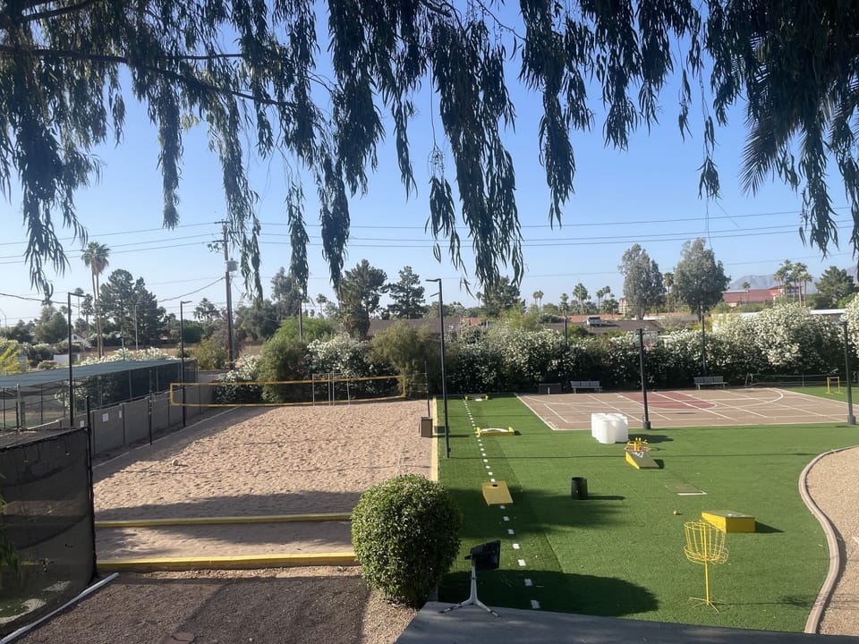 Full sand volleyball court