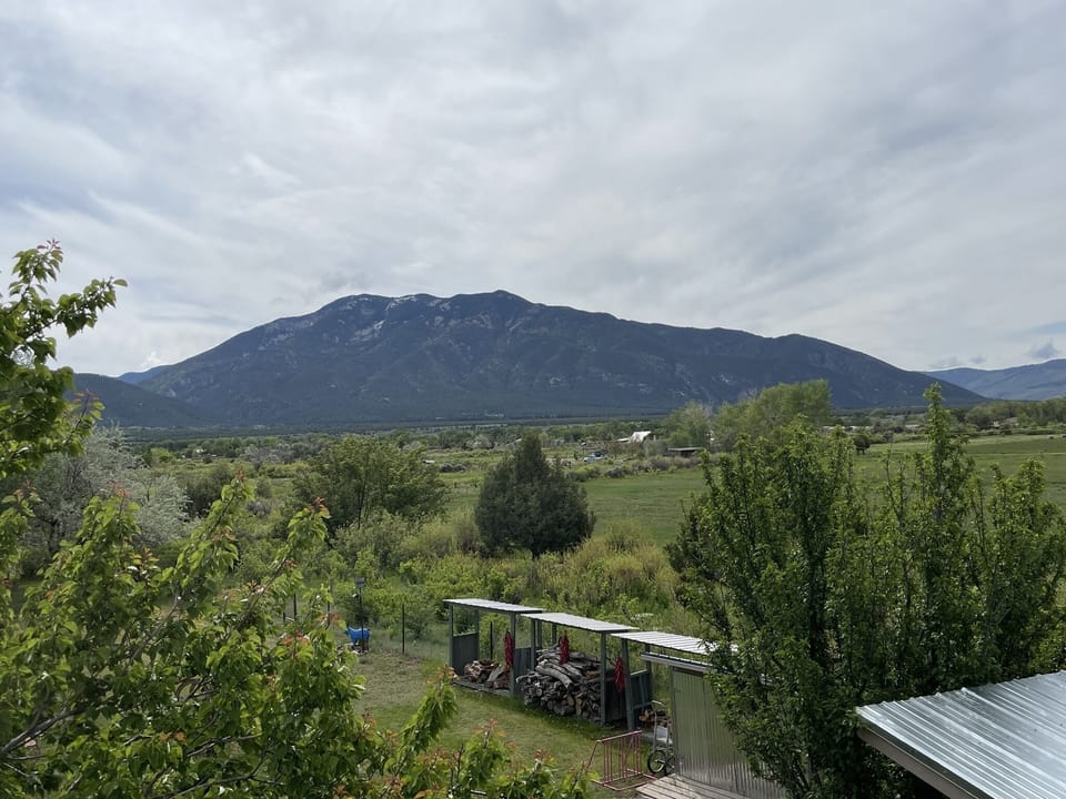 Taos Mountain two miles away!