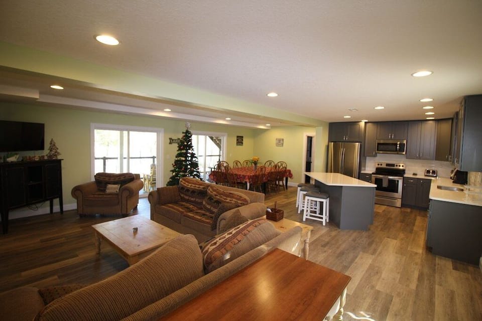 Enter to see huge, open floorplan.