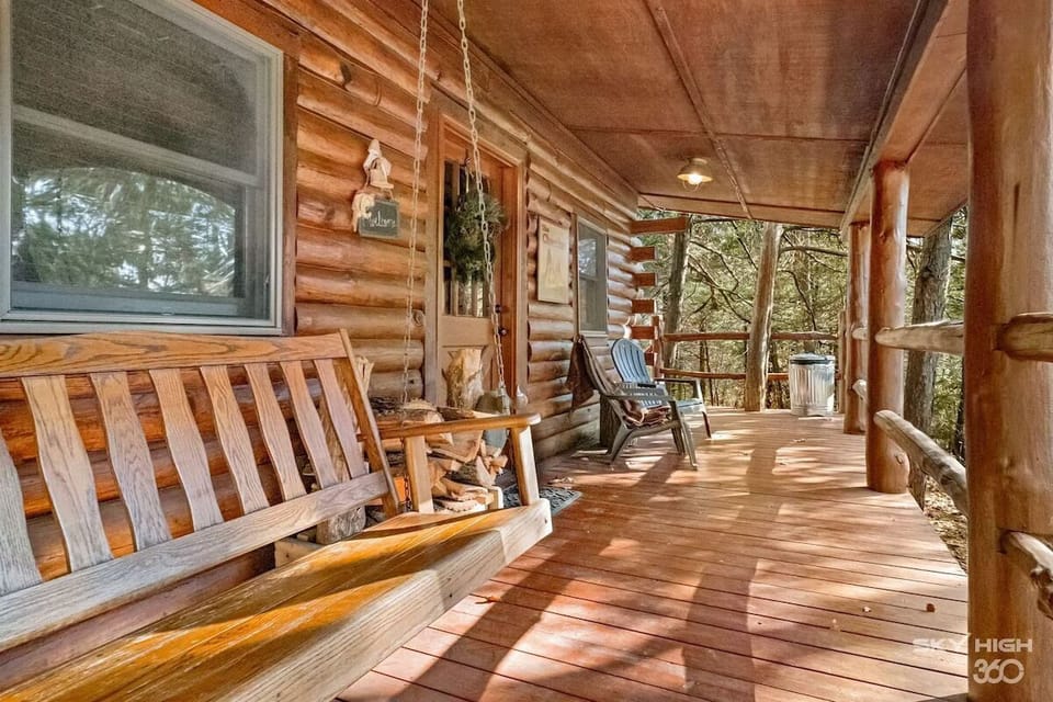 Enjoy the view from the front porch.