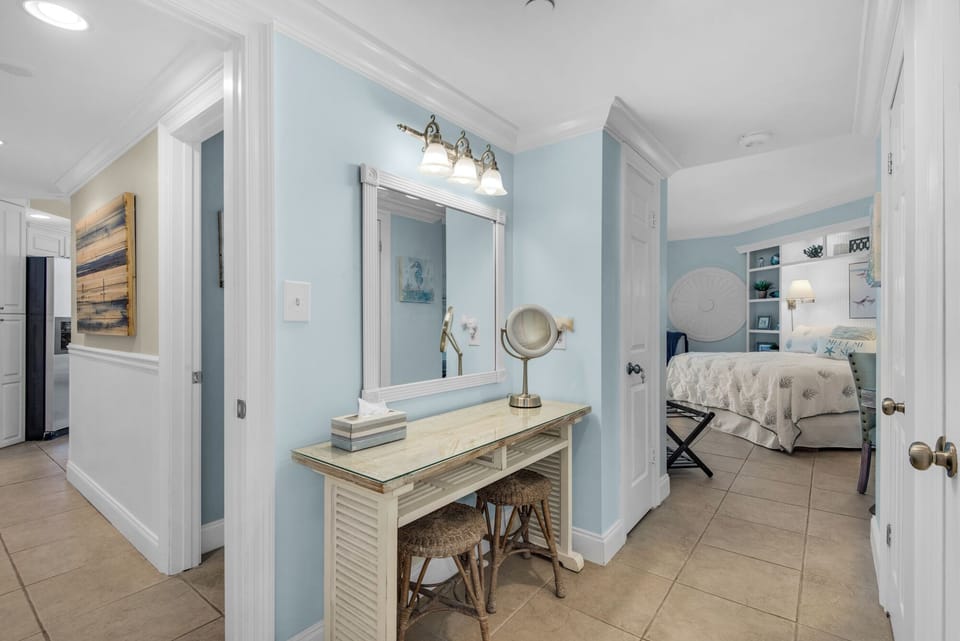 Dressing area off the master bedroom