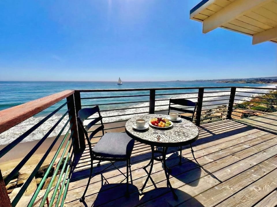 Plan your day over coffee on the private Master Suite deck..