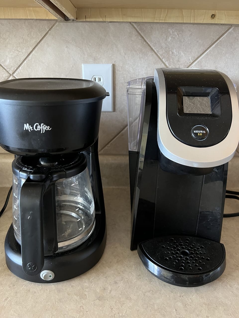 Both types of coffee makers