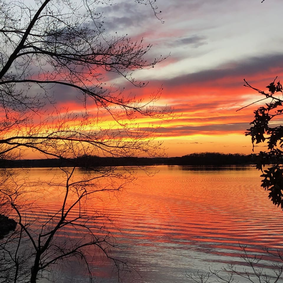 One of the many spectacular sunsets.