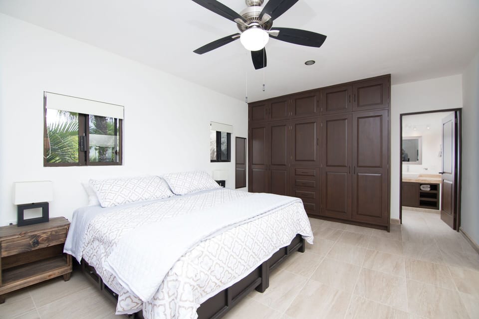 spacious king suite with private full bath