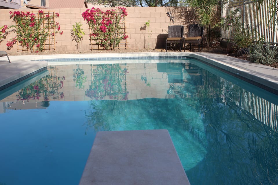 Heated Private Diving Pool