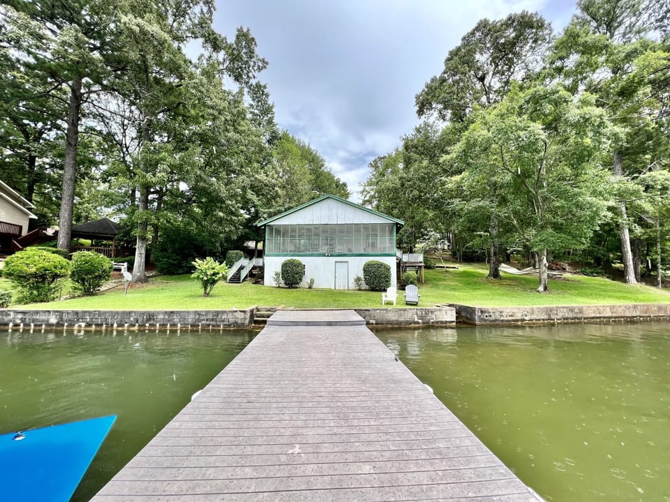 View from the dock.