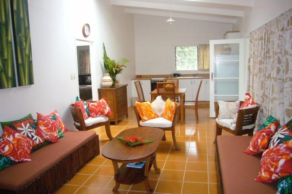 Living Room and Kitchen in the background