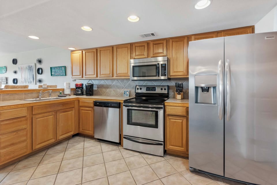 Large open kitchen