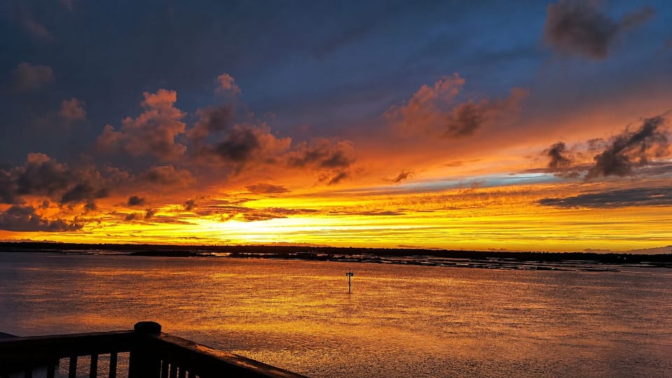 Another incredible sunset from the back deck!